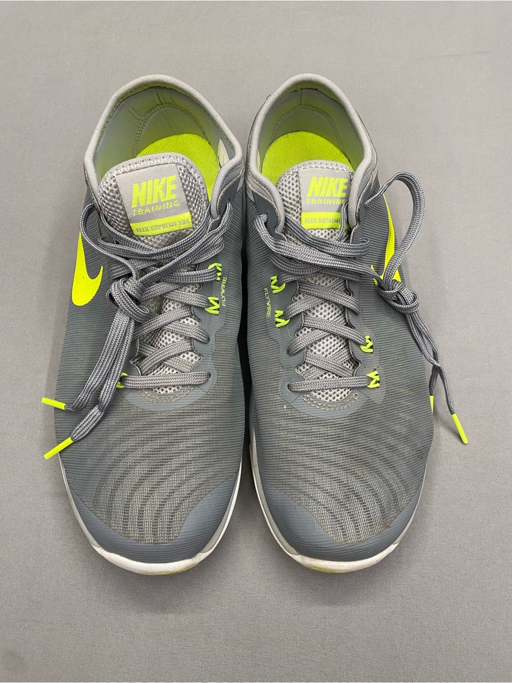 Nike Men’s Gray/Neon Training Shoes